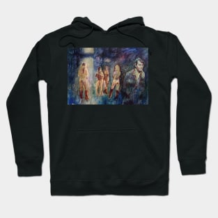 Old town haunted red light district Hoodie